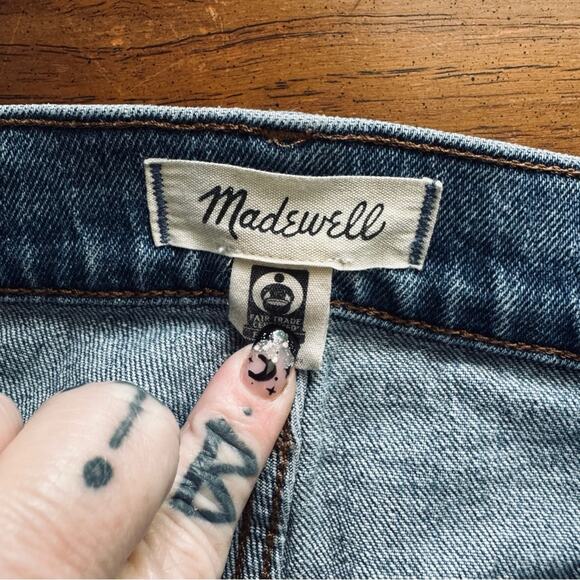 Madewell The Perfect Vintage Jean In Enmore Wash Raw Hem Edition - Picture 4 of 5